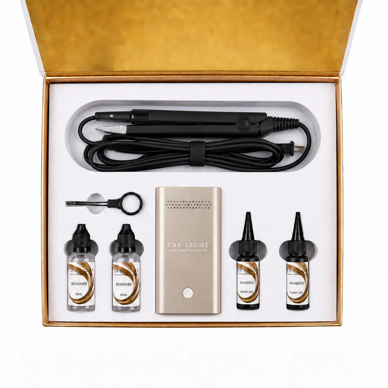 EHE Light™ Kit Profesional Completo — Sistema UV para Extensiones de Cabello