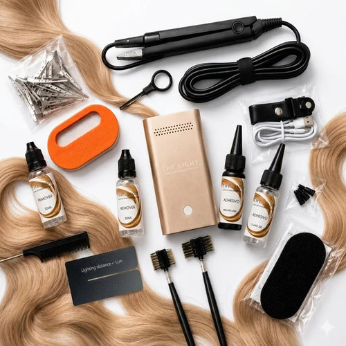 EHE Light™ Kit Profesional Completo — Sistema UV para Extensiones de Cabello