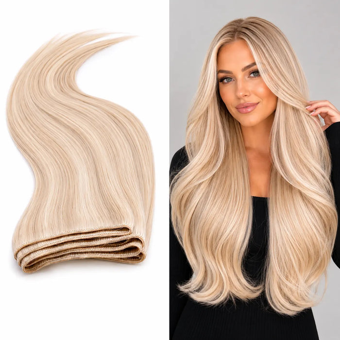 Extensiones Cosidas Lisas de Pelo Natural Remy - 100g